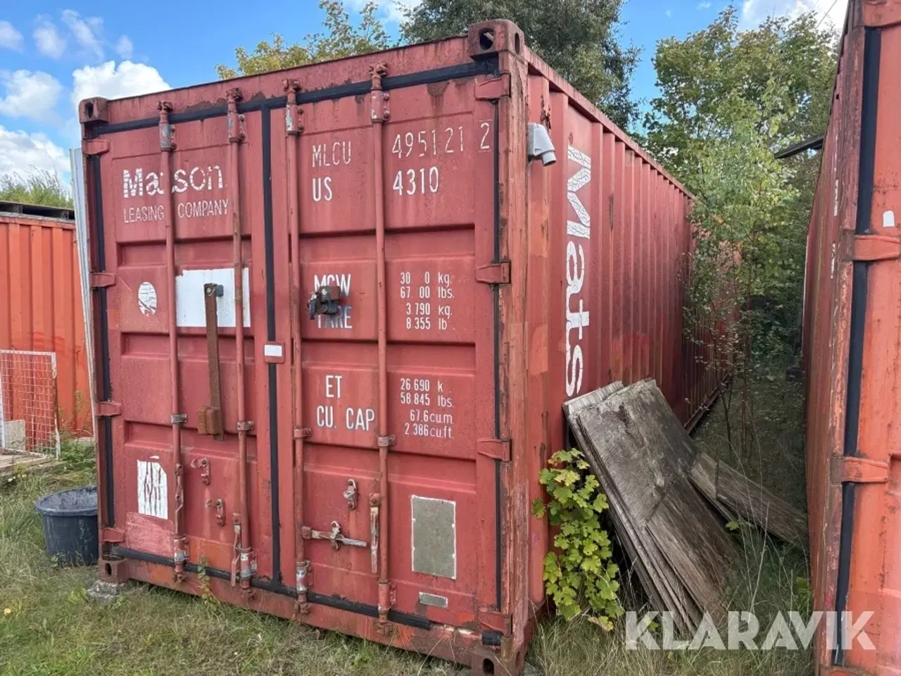 Billede 3 - 40 fods Container Tongyun med VVS inventar og maskiner