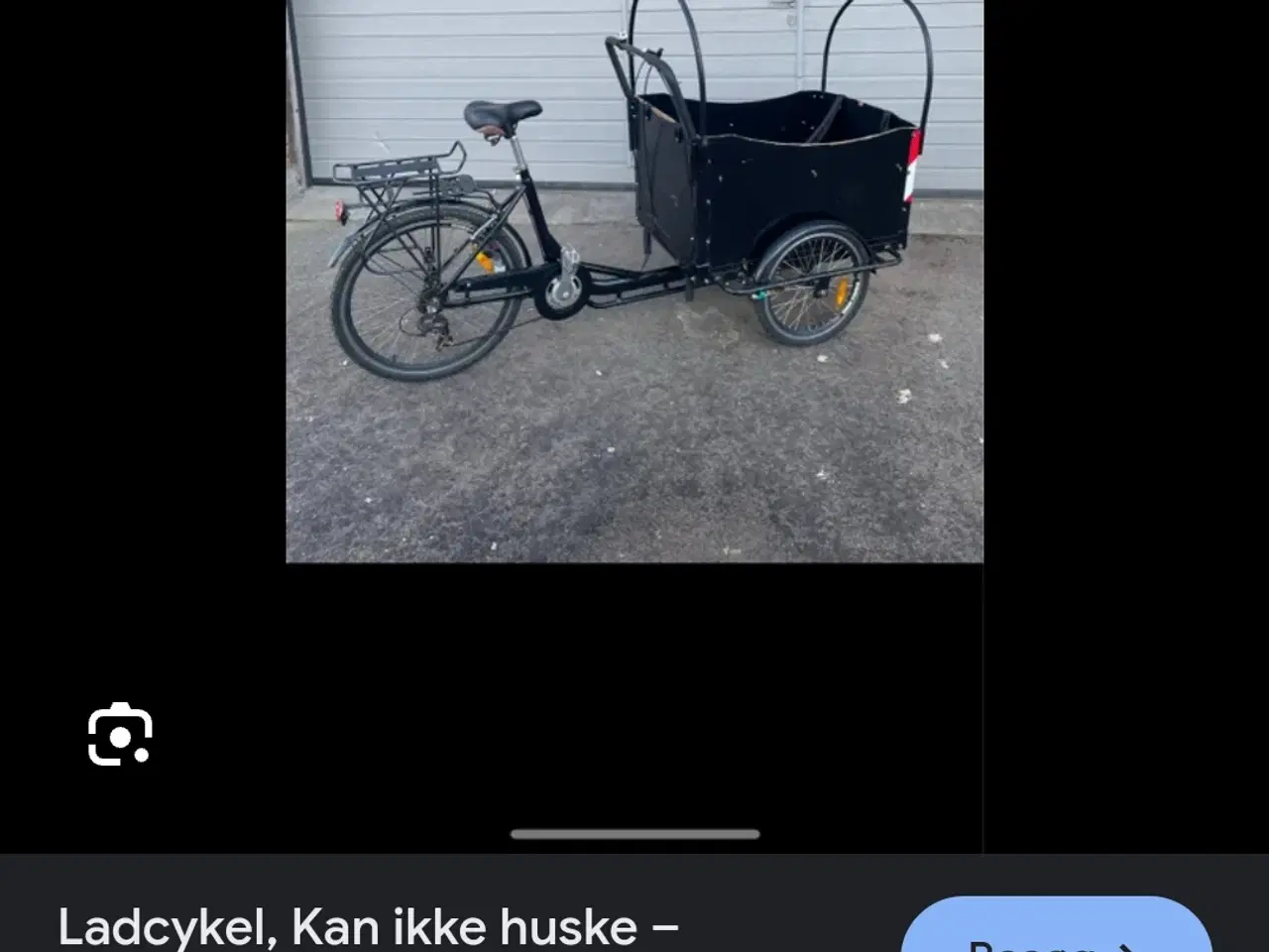 Billede 1 - Ladcykel 