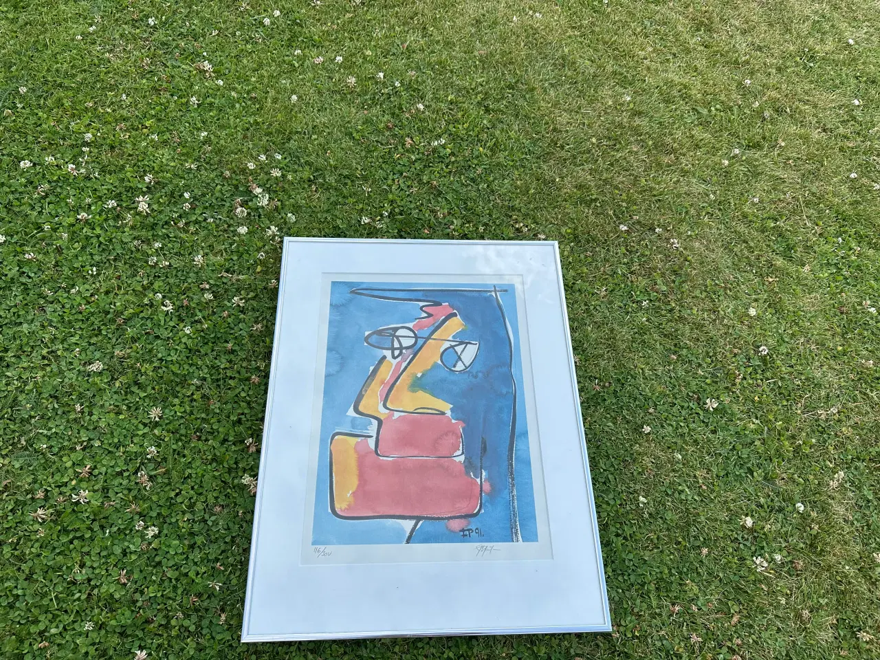 Billede 5 - Farvelitografi, signeret (retro)