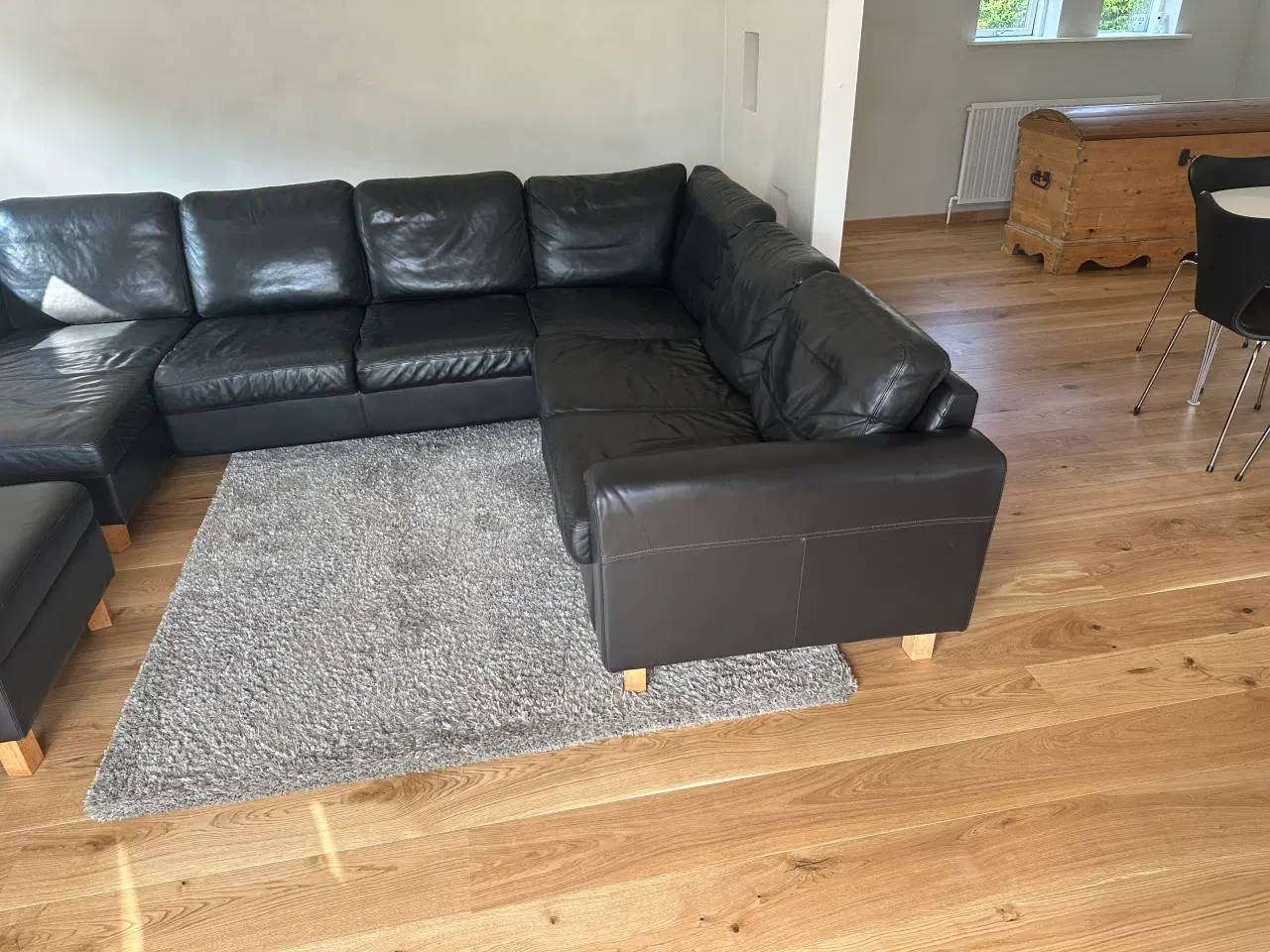 Billede 3 - Læder - hjørnesofa