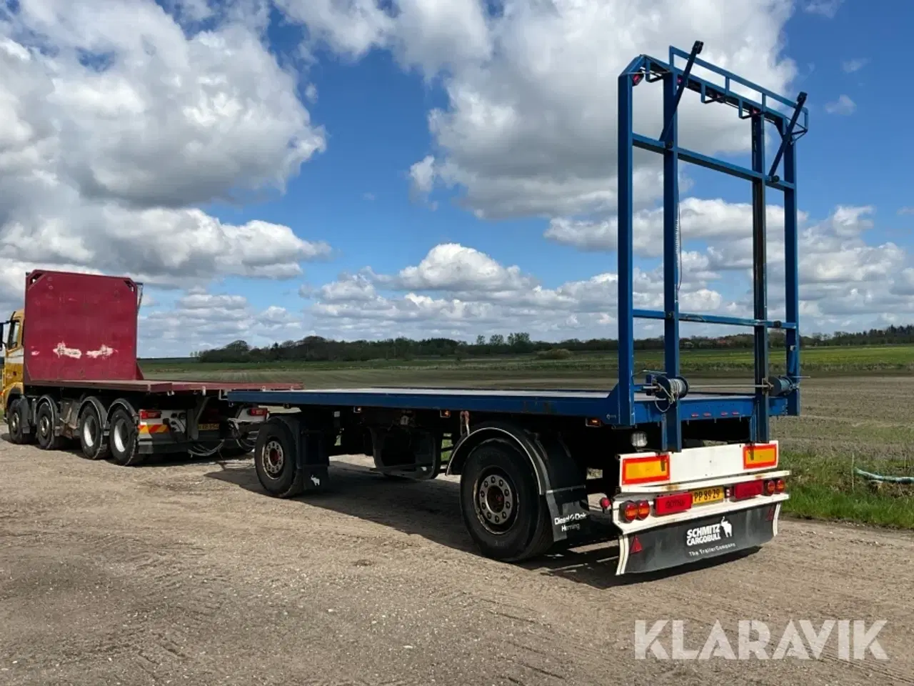 Billede 6 - Lastbil Volvo FH 480 forvogn + halmvogn