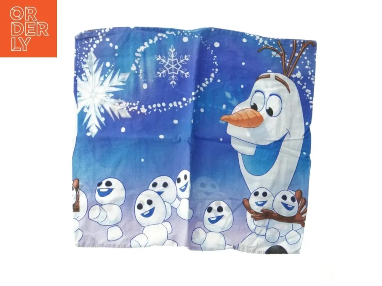 Billede 1 - Disney Frozen babypudebetræk med Olaf - aldrig brugt (str. 40x44 cm)