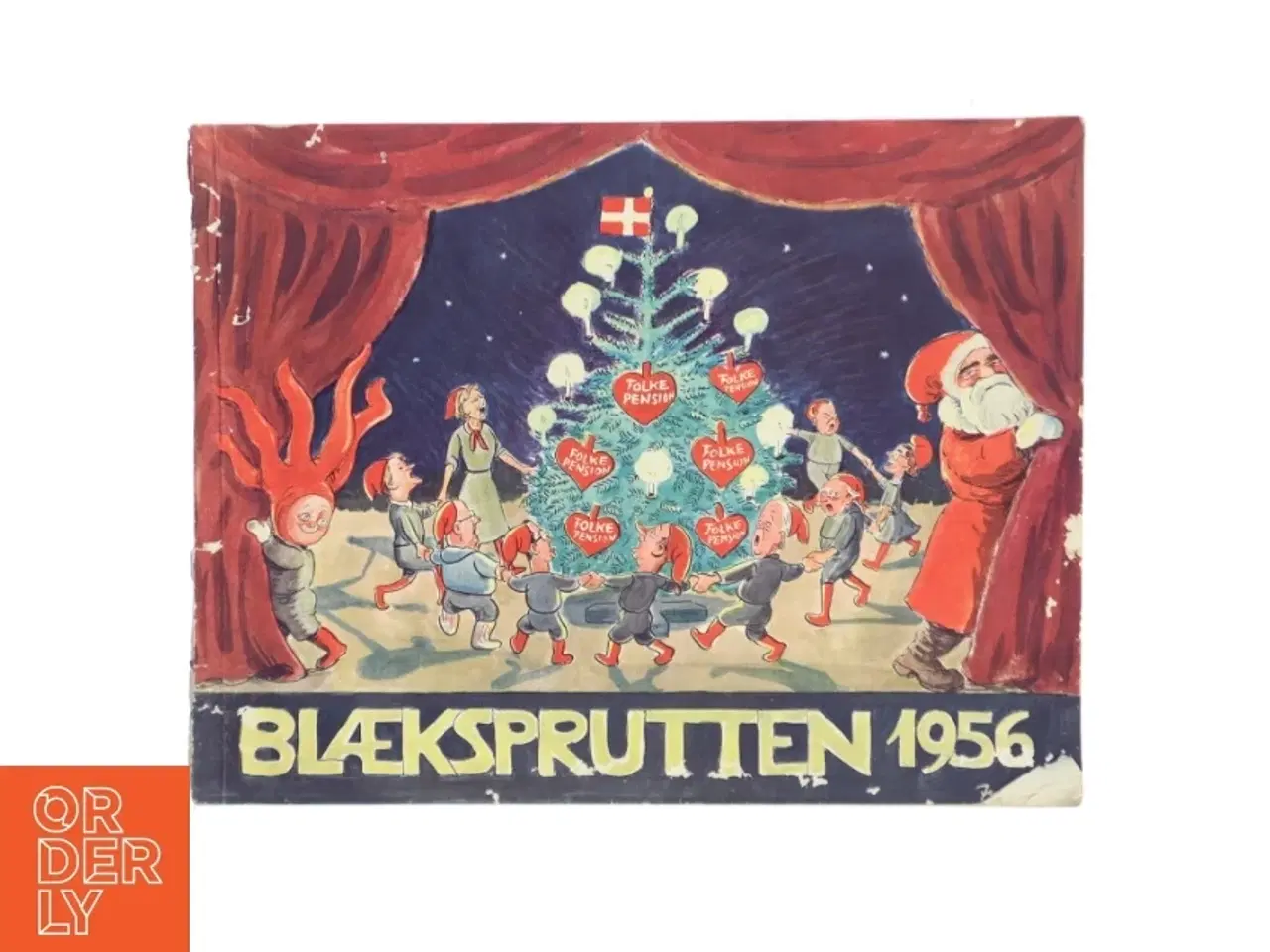 Billede 1 - satirehæfte &#39;Blæksputten 1956&#39; fra Blækspytten