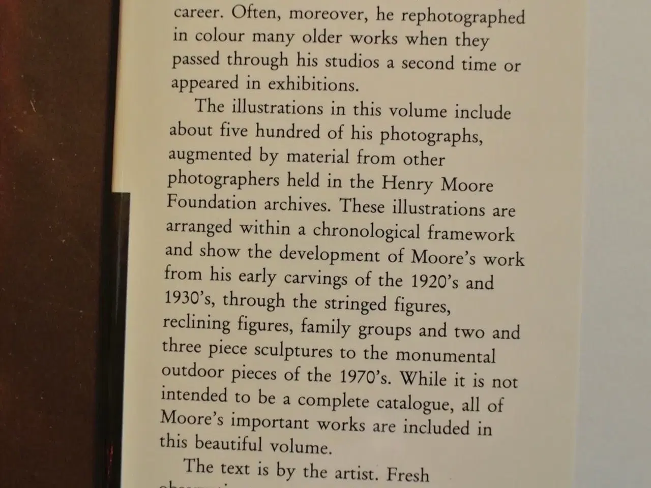 Billede 3 - henry moore sculpture with comments from the artis