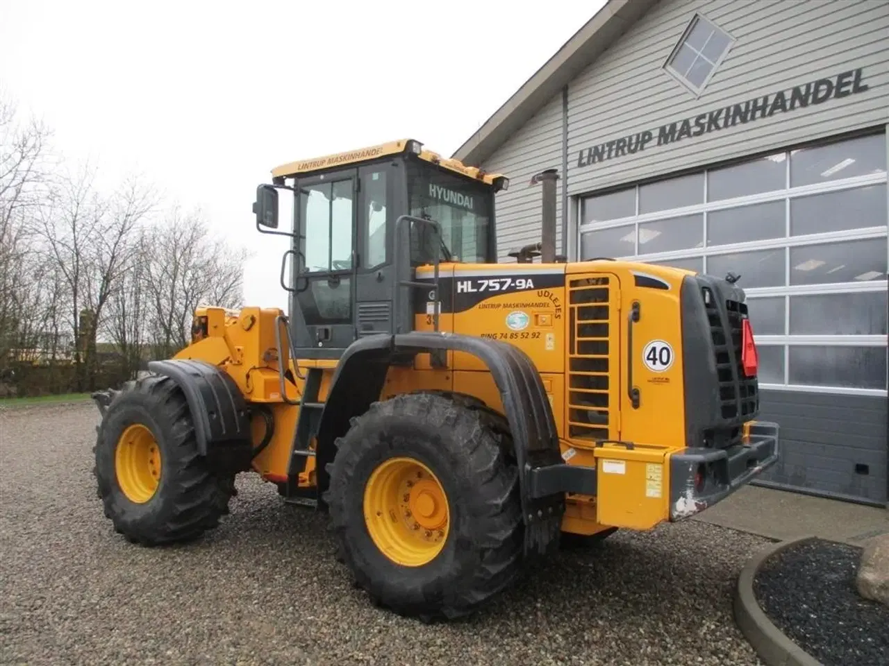 Billede 8 - Hyundai 757-9A med 620/75R26 traktor hjul montering på