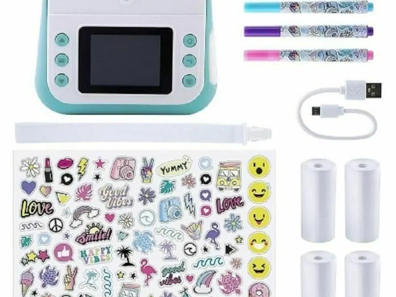 Billede 6 - Børnekamera med printer Canal Toys - blå, 12 MP, 2,4"