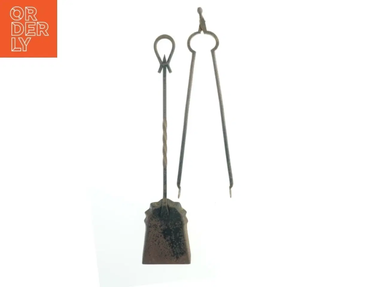 Billede 4 - Smedede pejseværktøjer (str. 54x12 cm)