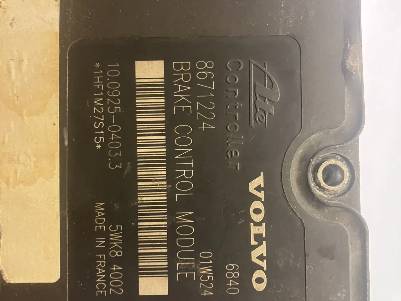 Billede 2 - ABS bremse styring