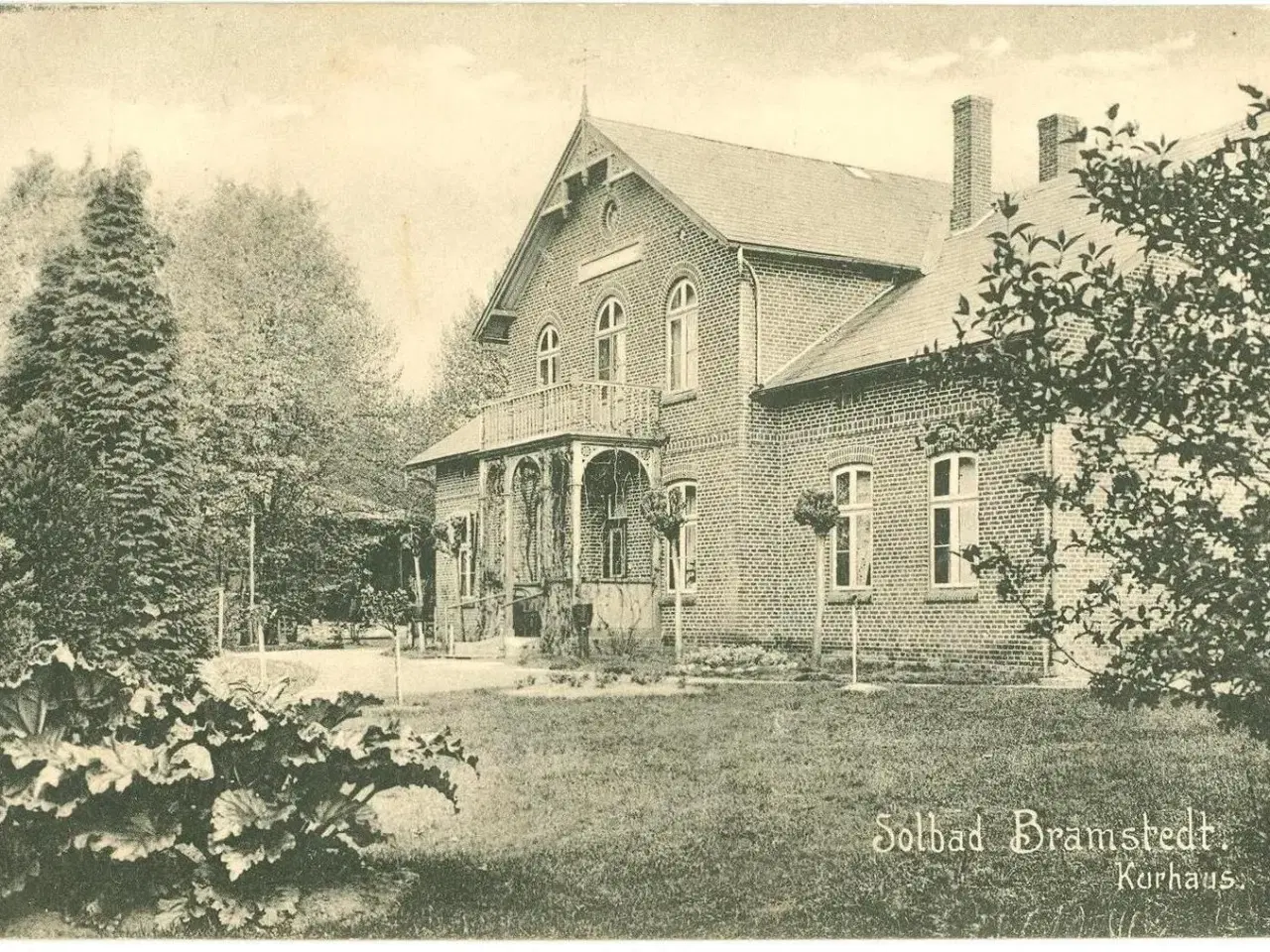 Billede 1 - Bramstedt, Kurhaus 1909