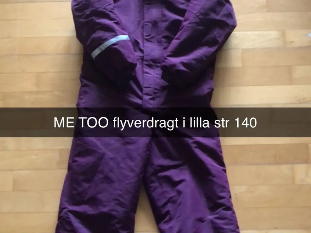 Billede 1 - Flyverdragt i lilla str 140