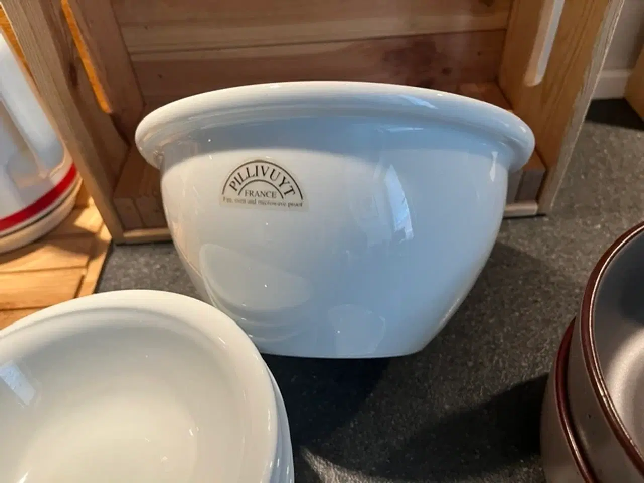 Billede 1 - Klassisk fransk Pillivuyt skål - Diameter 19,2 cm
