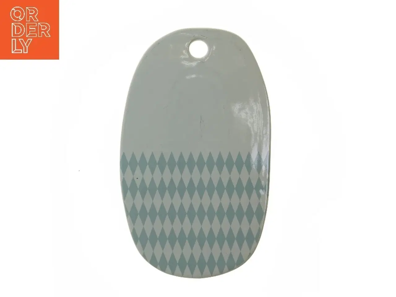 Billede 1 - Dekorativt skærebræt med diamantmønster fra Bloomingville (str. 28x17 cm)