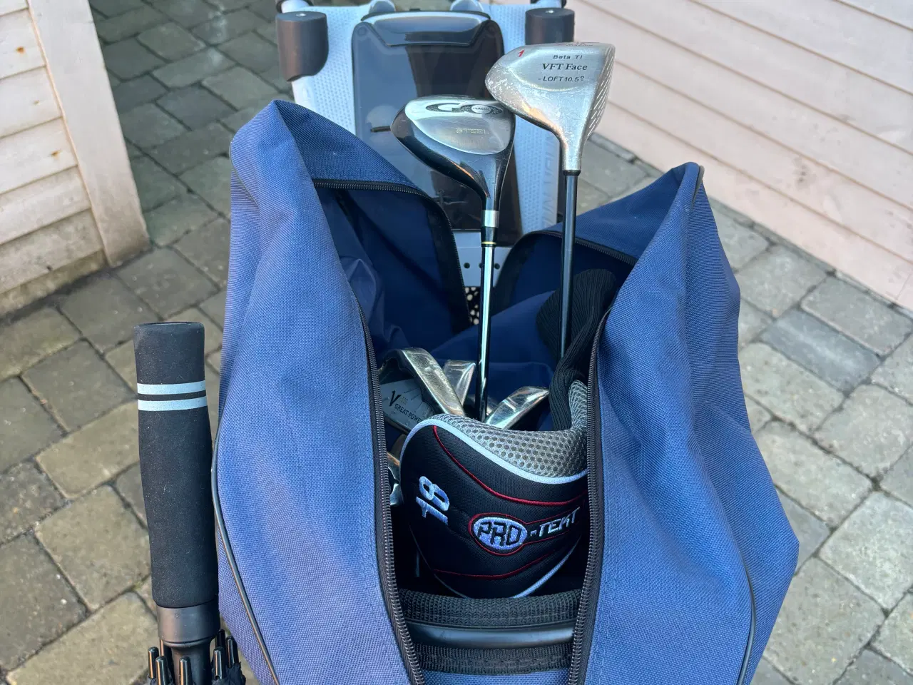 Billede 3 - Golfvogn med udstyr