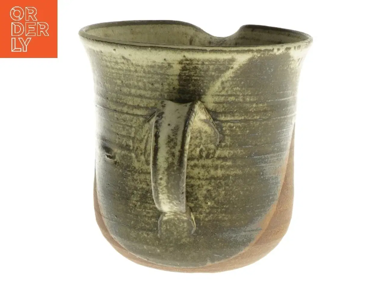 Billede 2 - Keramisk kande med trekant mønster (str. Ø 13 cm længde 13 cm)