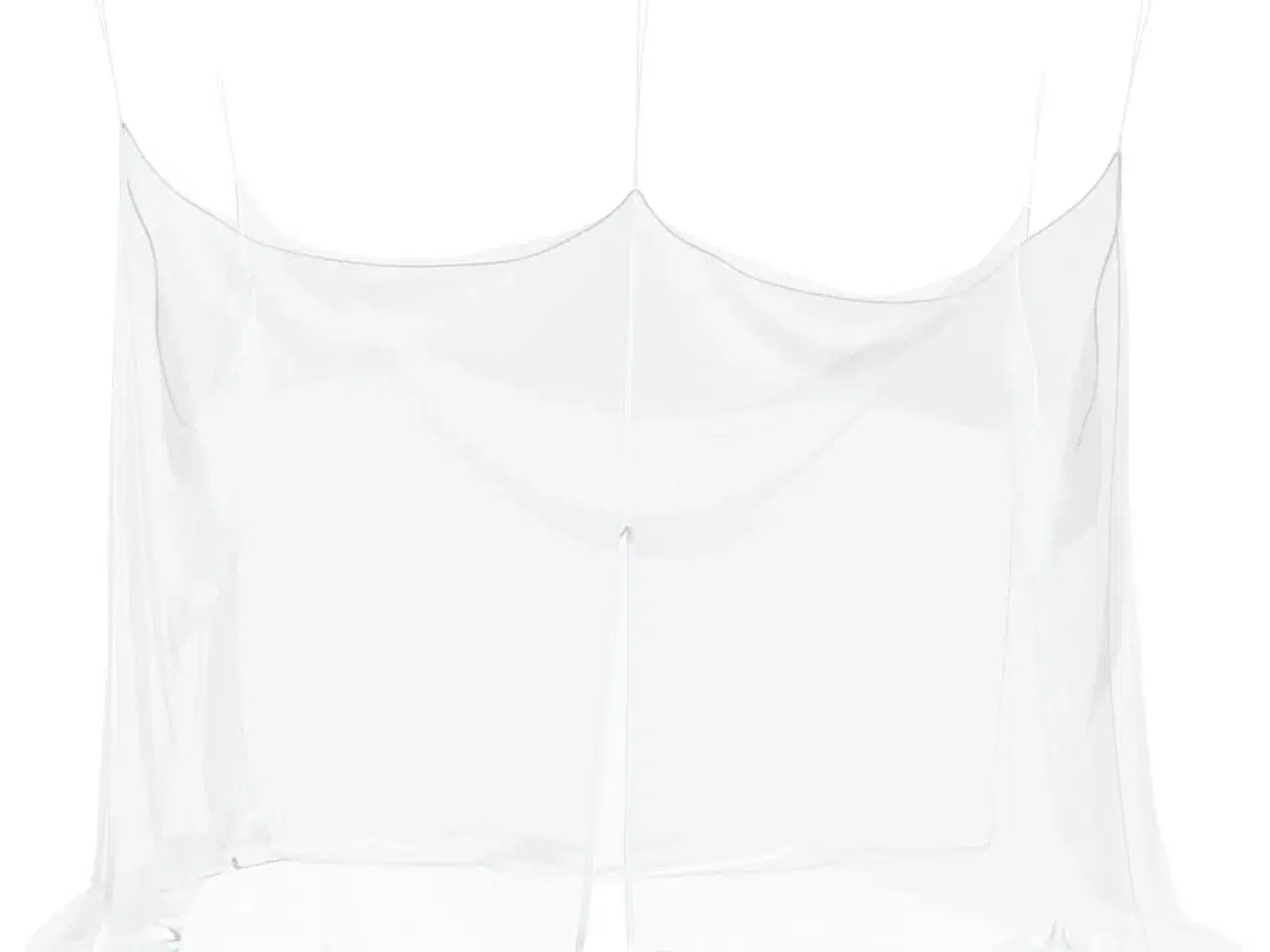 Billede 4 - Myggenet til indendørs og udendørs 300x300x250 cm trådnet hvid