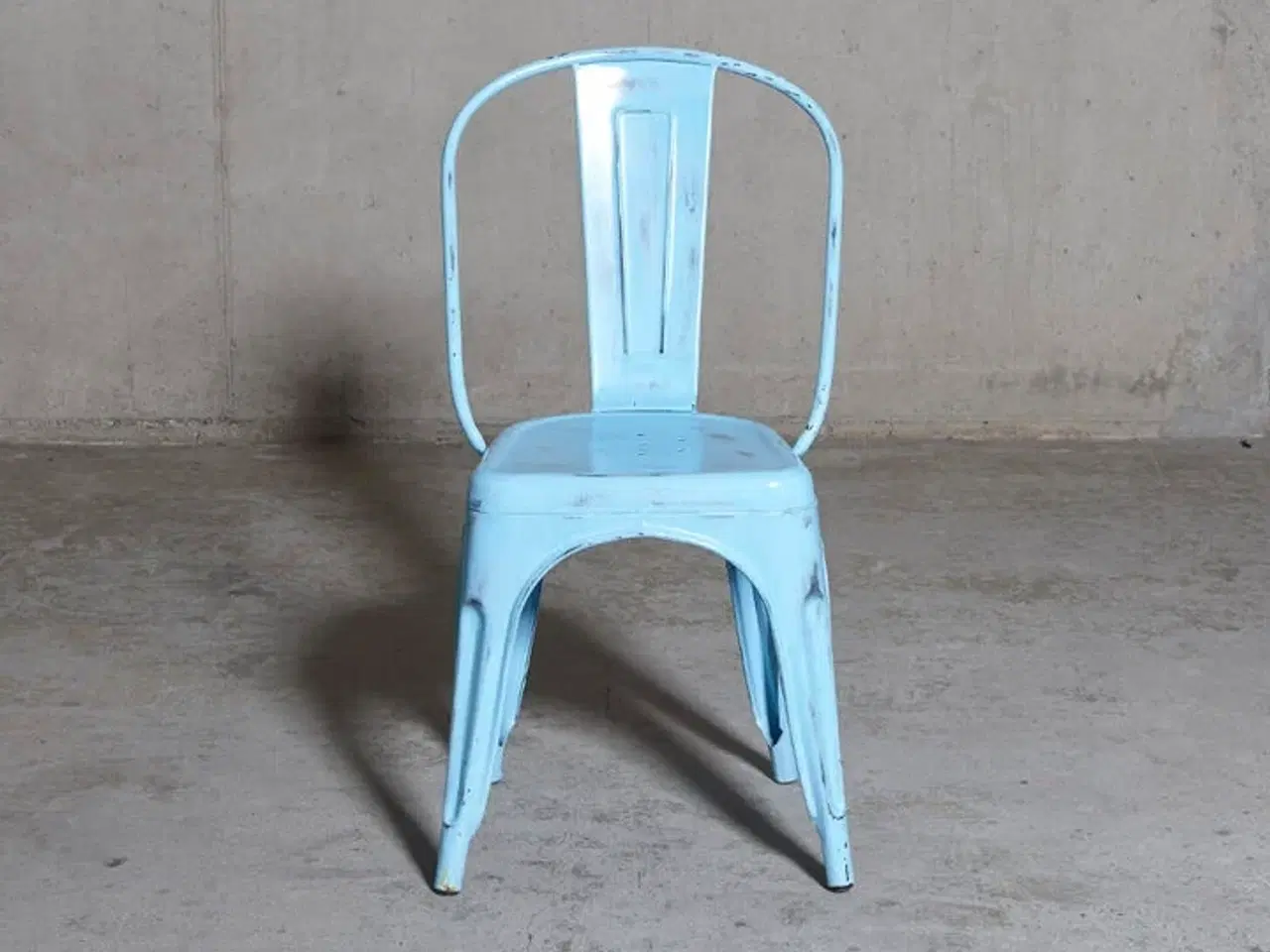 Billede 3 - 4 stk. Nye Jernstole i light blue