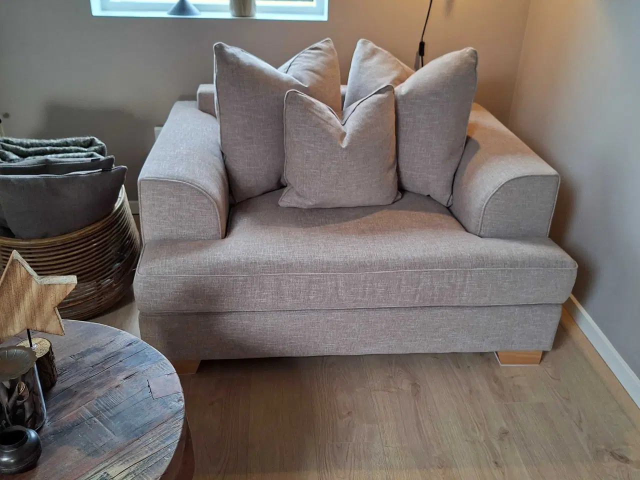 Billede 2 - ILVA KINGSTON LÆNESTOL 1 1/2 PRS SAND 