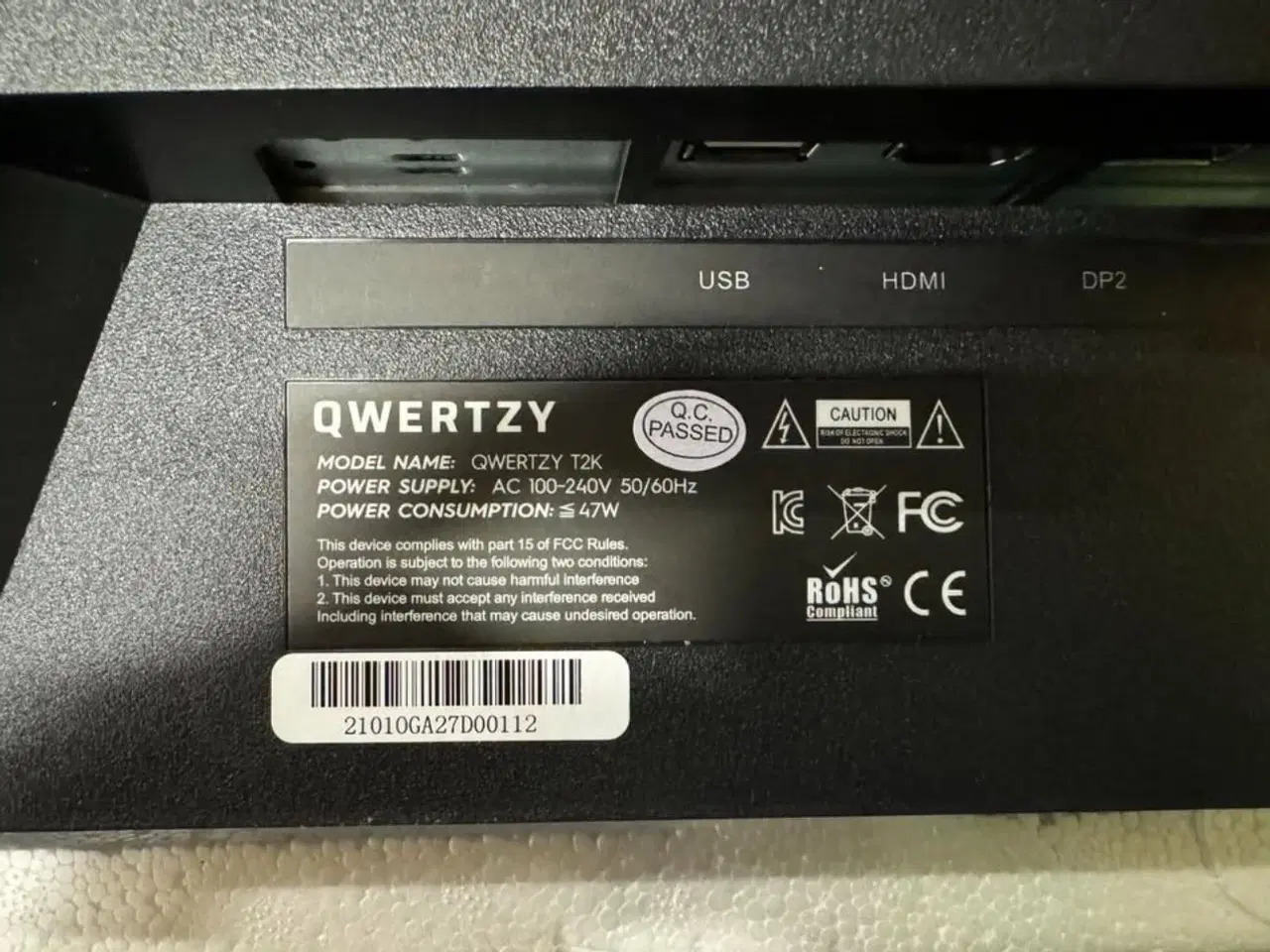 Billede 3 - 2x 27" Gamer monitor, 165hz incl. Arctic skærm arm