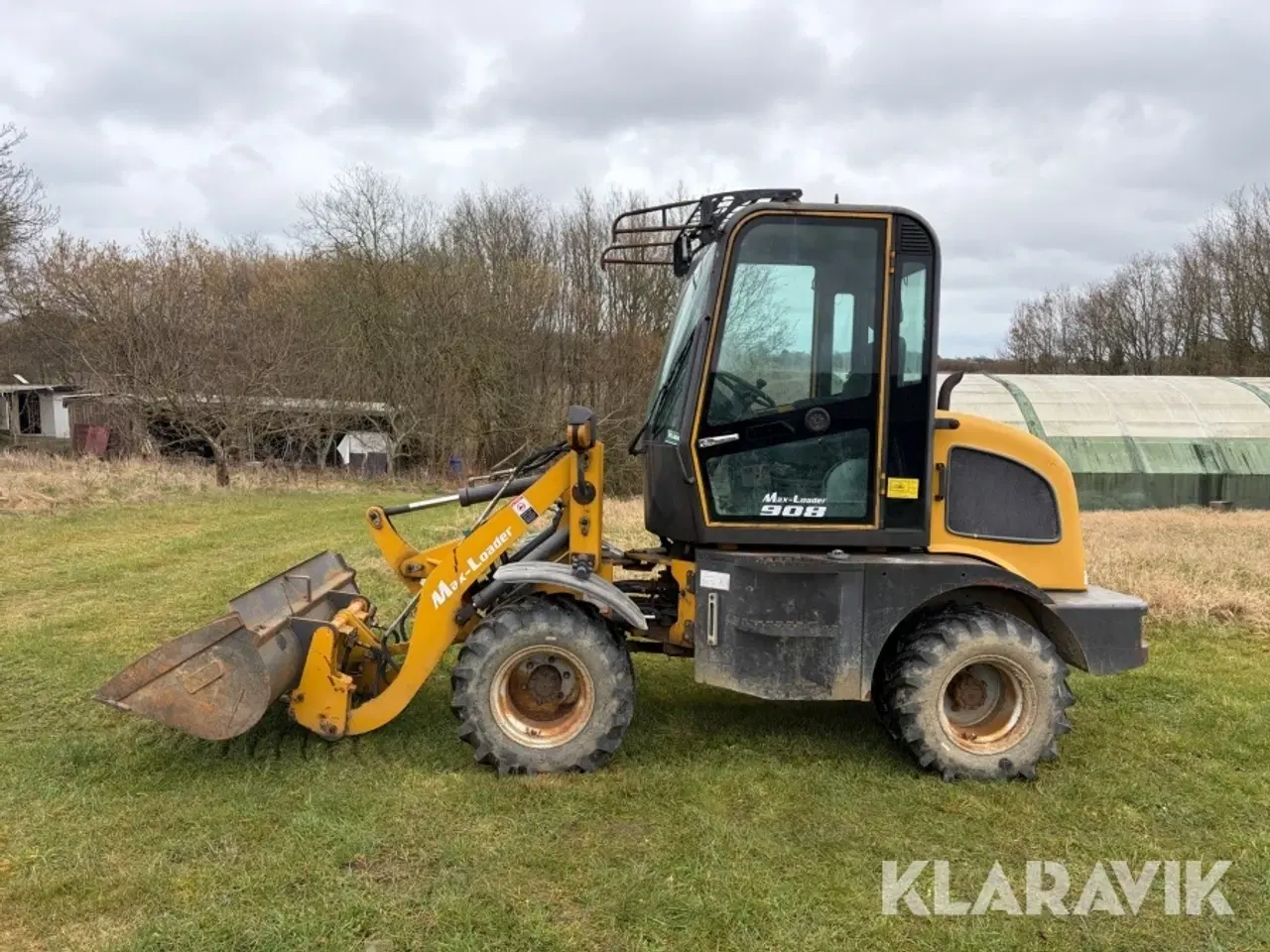 Billede 2 - Minilæsser Max-Loader 908 med skovl og pallegafler
