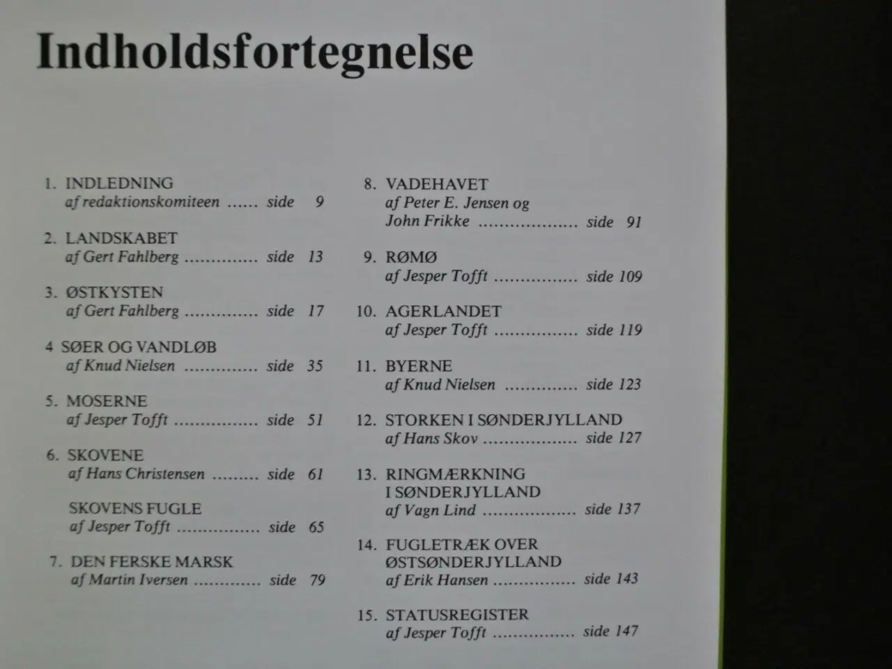 Billede 2 - sønderjyllands fugleliv, red. af knud nielsen mfl.