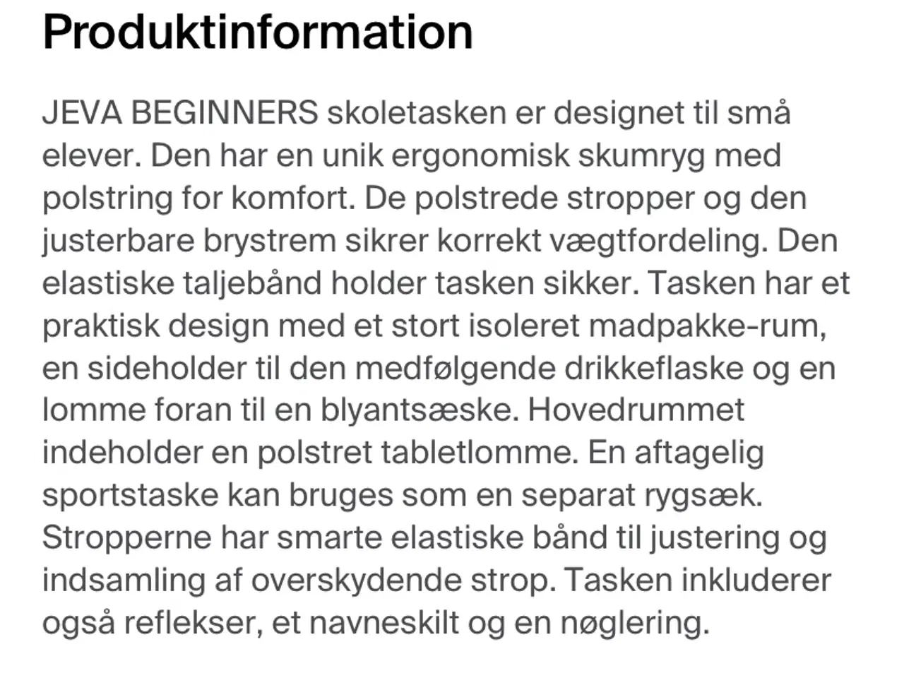 Billede 18 - Jeva skoletaske med gymnastikpose og penalhus fra 