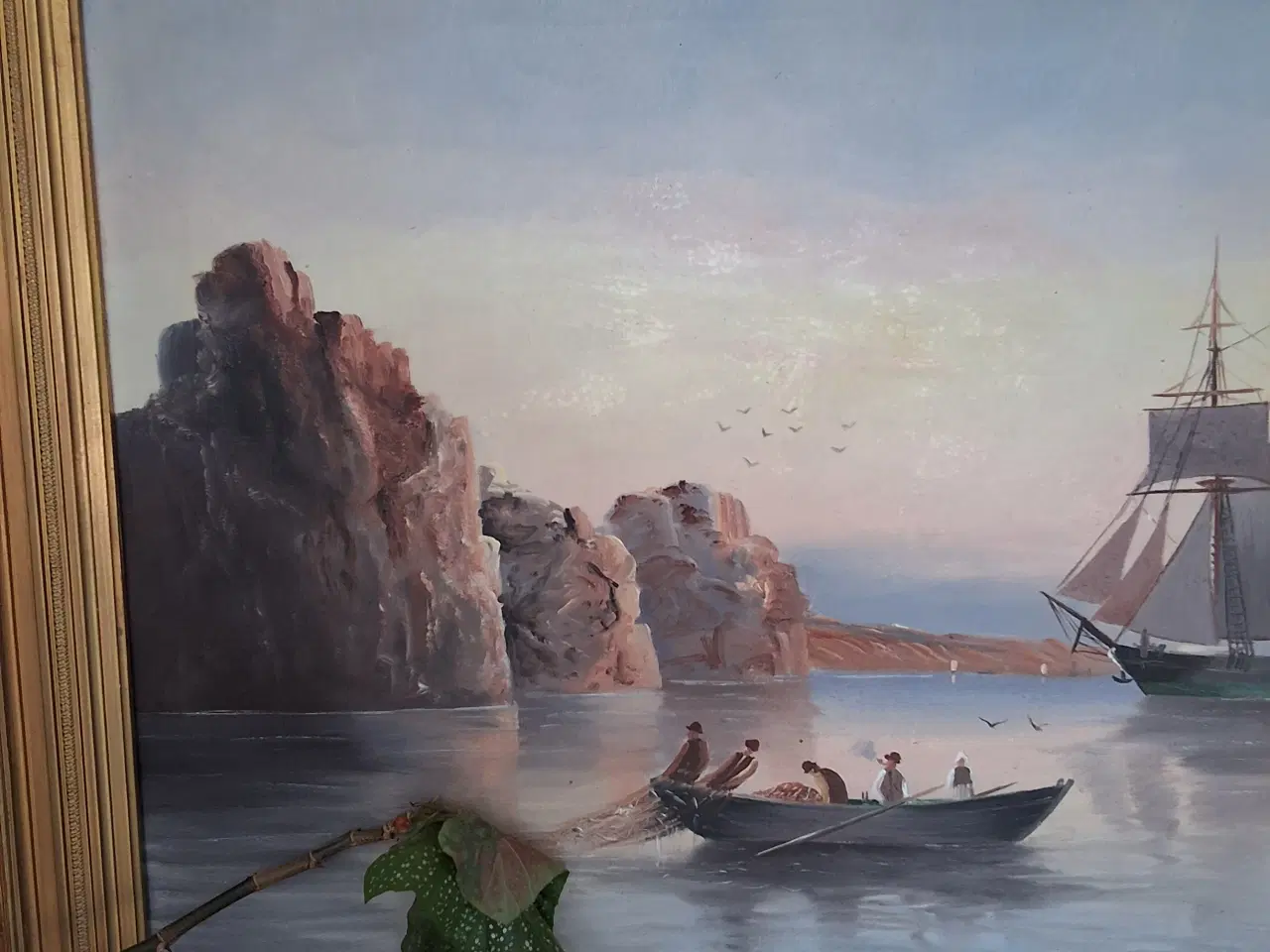 Billede 2 - SMUKT klassisk oliemaleri købt i Sverige