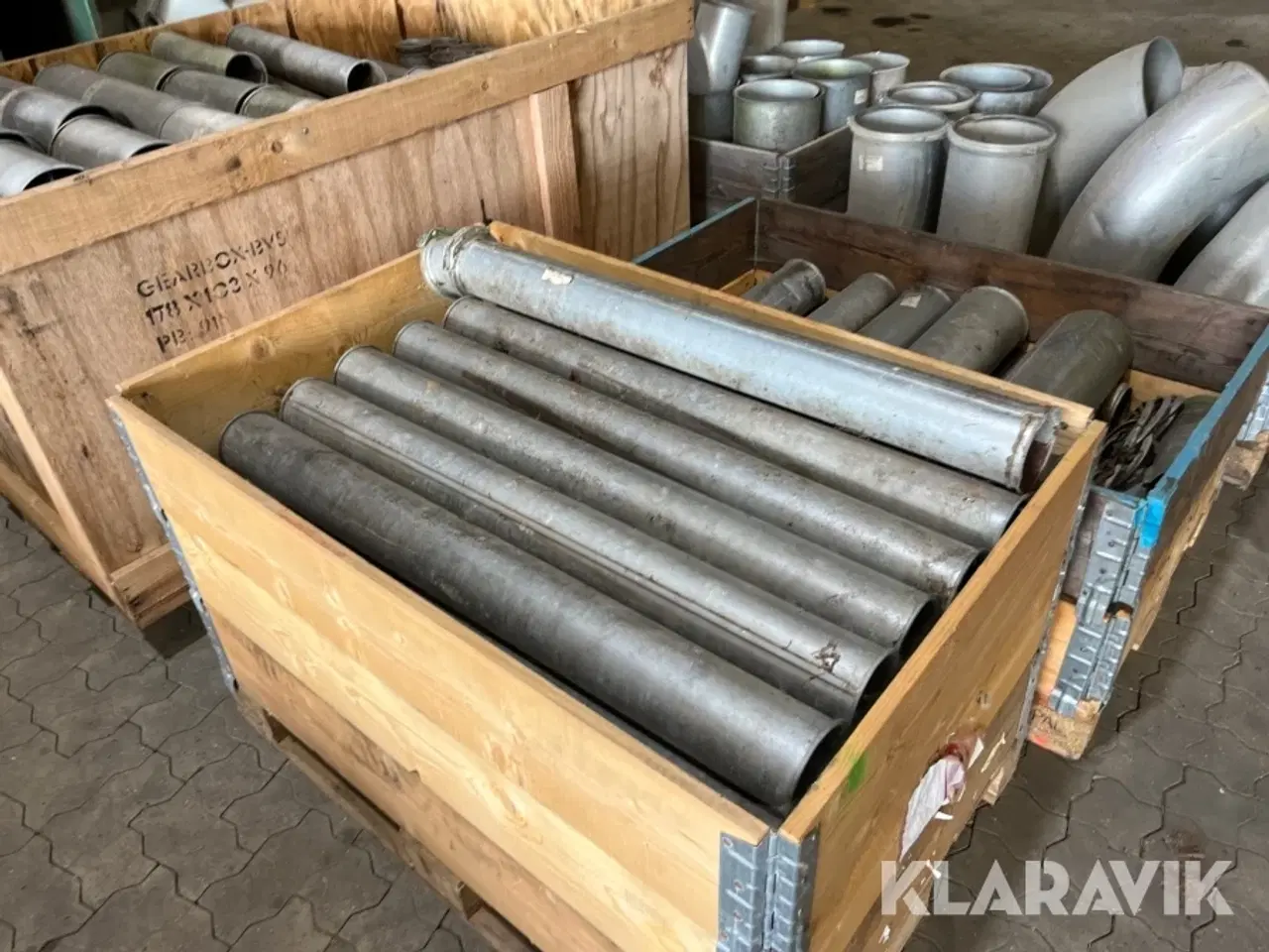 Billede 2 - Blæse rør Kongskilde Ok100-OK120 5 paller