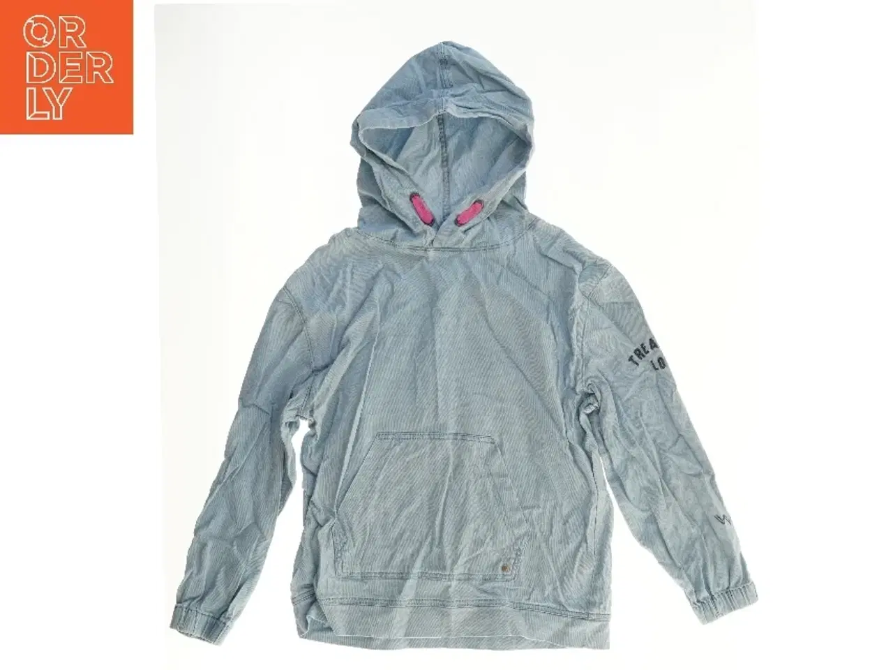 Billede 2 - Blå hættetrøje med lomme fra Garcia Jeans (str. 164)