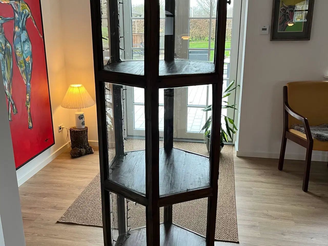 Billede 4 - Antik vitrineskab