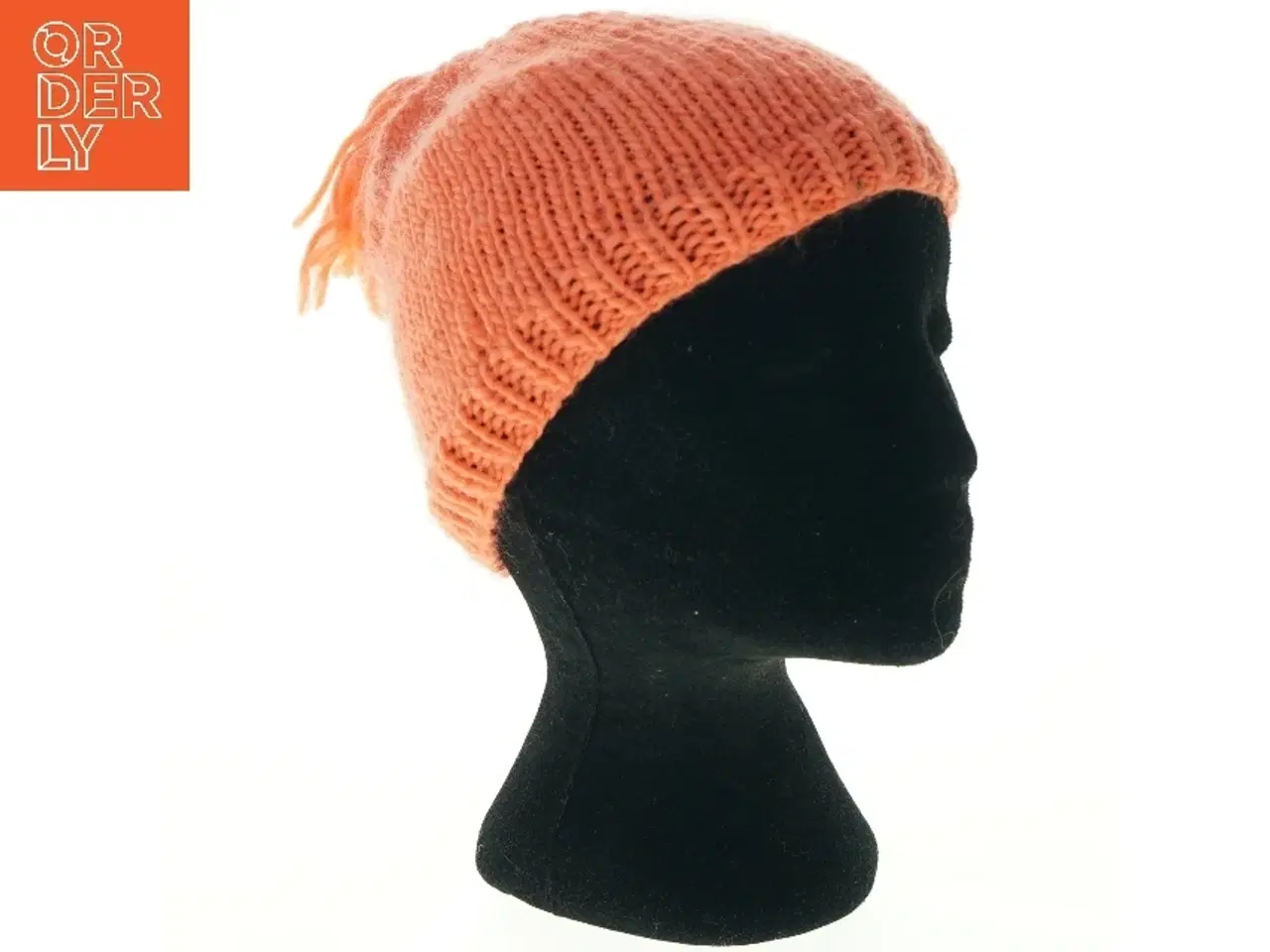 Billede 5 - Strikket hue med kvast (str. Ø. 24 cm)