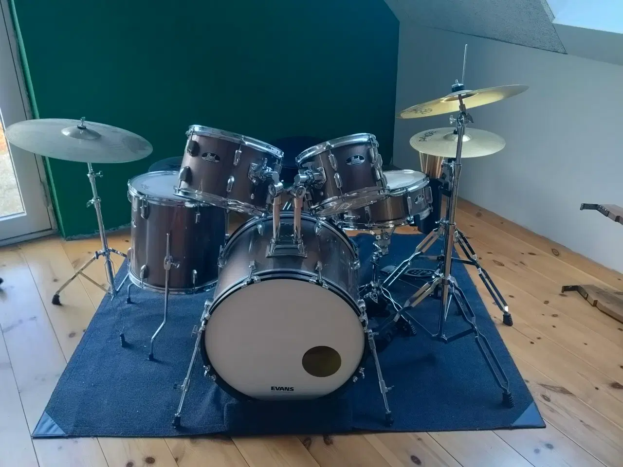 Billede 1 - Pearl trommesæt 