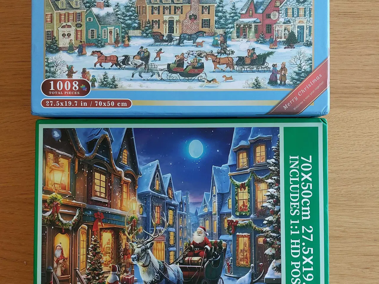 Billede 2 - Julekalender puslespil - 2 sæt.