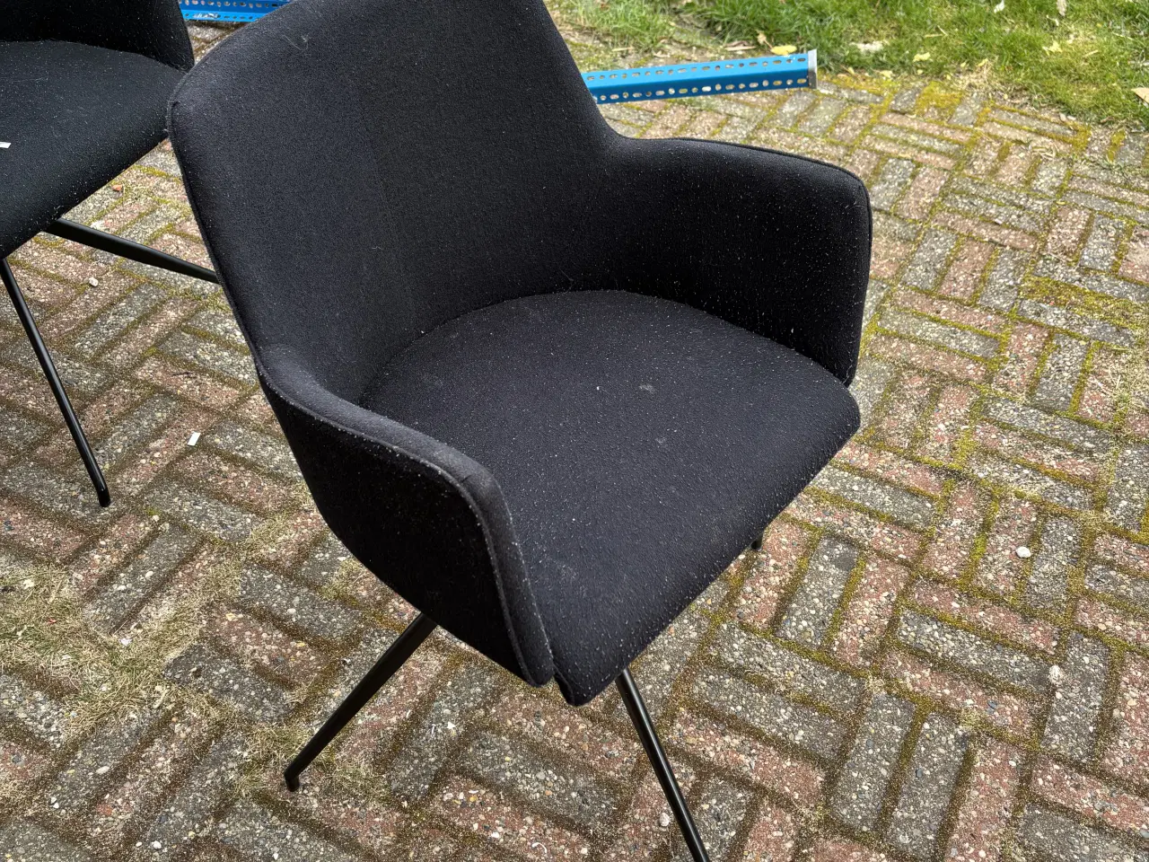 Billede 1 - Brugte spisebordsstole i sort