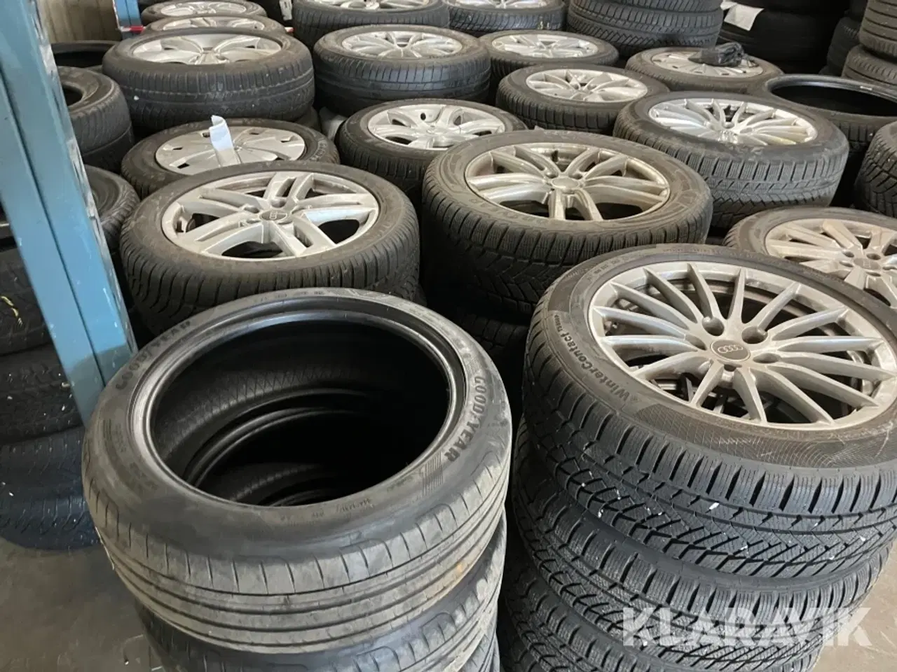 Billede 2 - Komplethjul og løse dæk Audi/Volkswagen 23 sæt