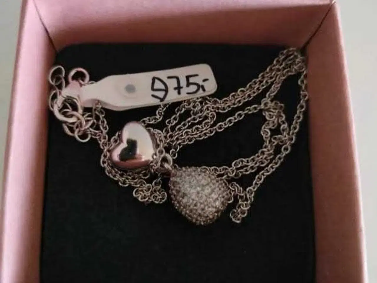 Billede 1 - Ny og ubrugt halskæde med vedhæng i 925 sterling s