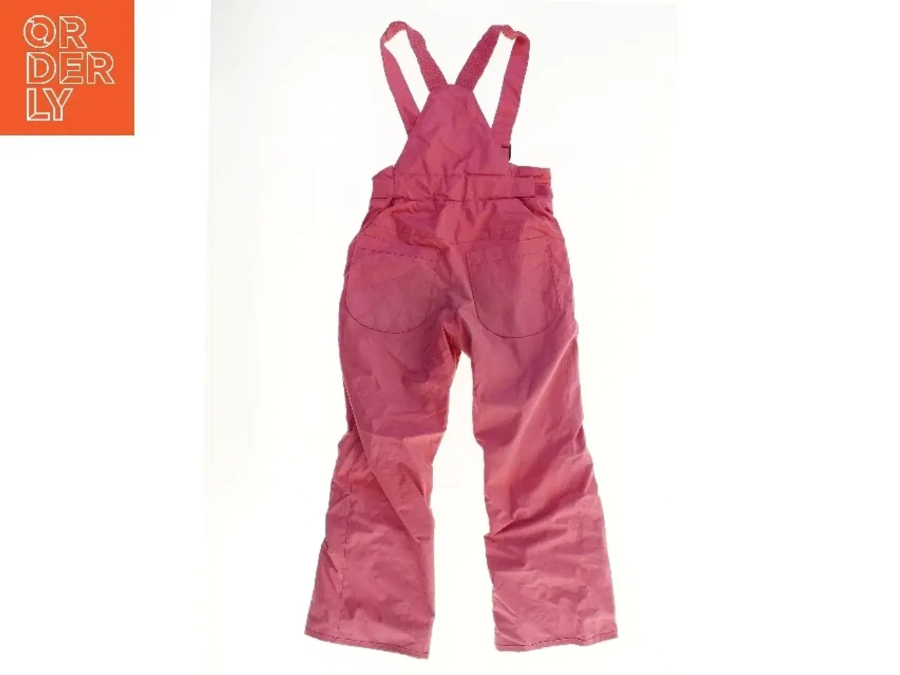 Billede 2 - Rosa overtræks/skibukser med seler (str.  128-152 )