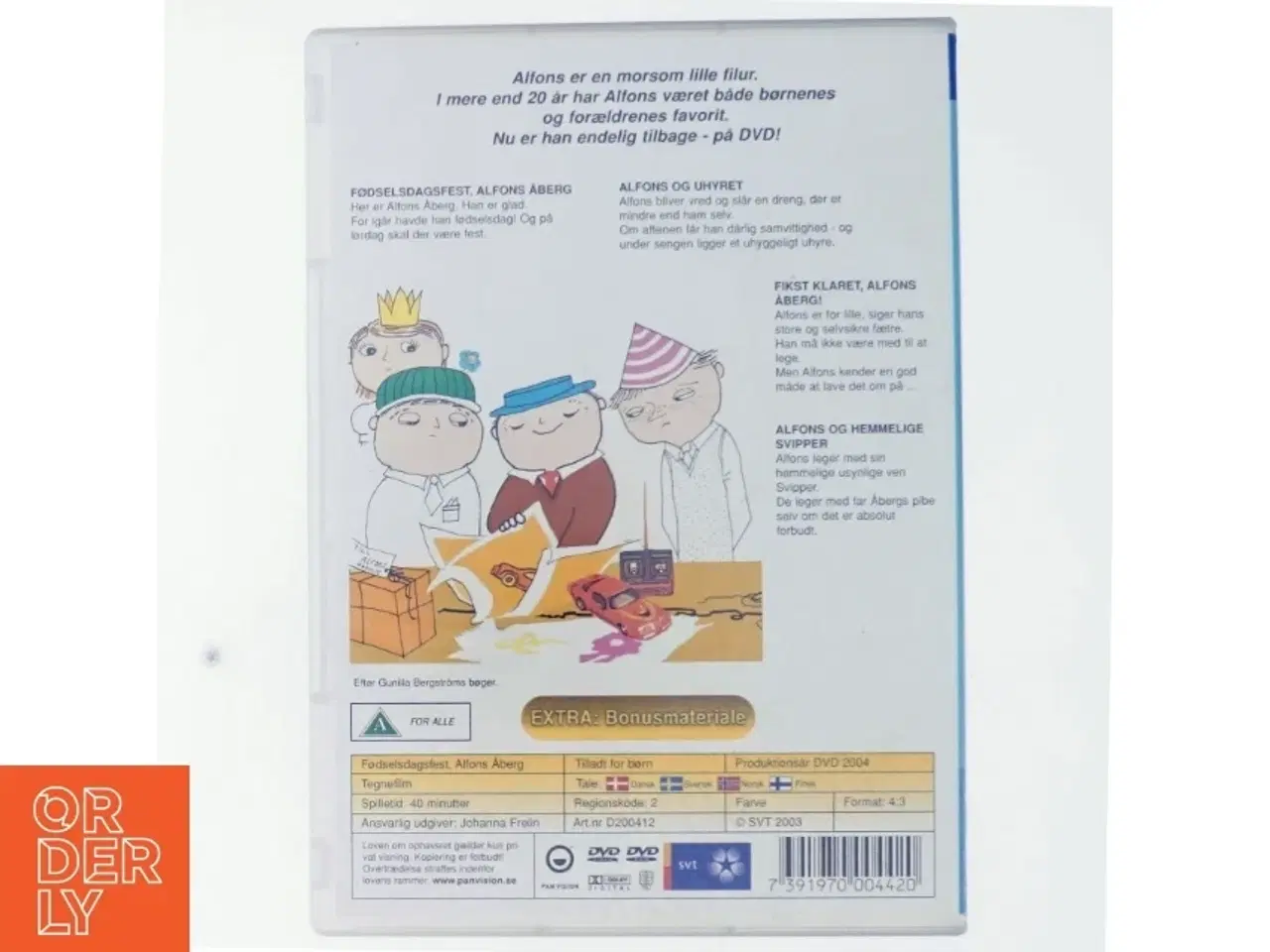 Billede 3 - Fødselsdagsfest, Alfons Åberg (DVD)