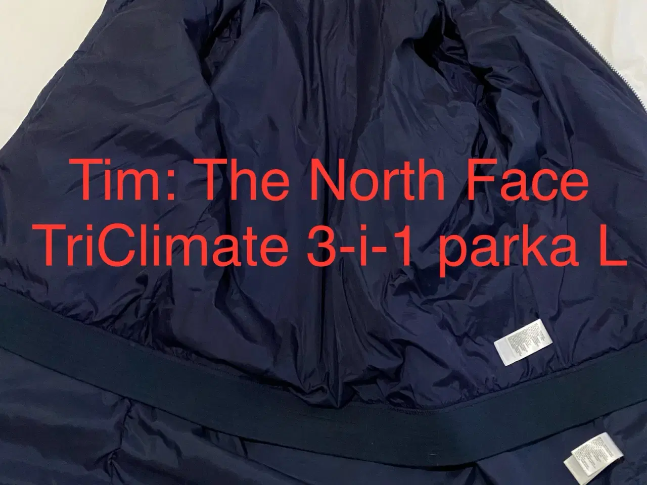 Billede 4 - The North Face Triclimate “3 i en” parka L