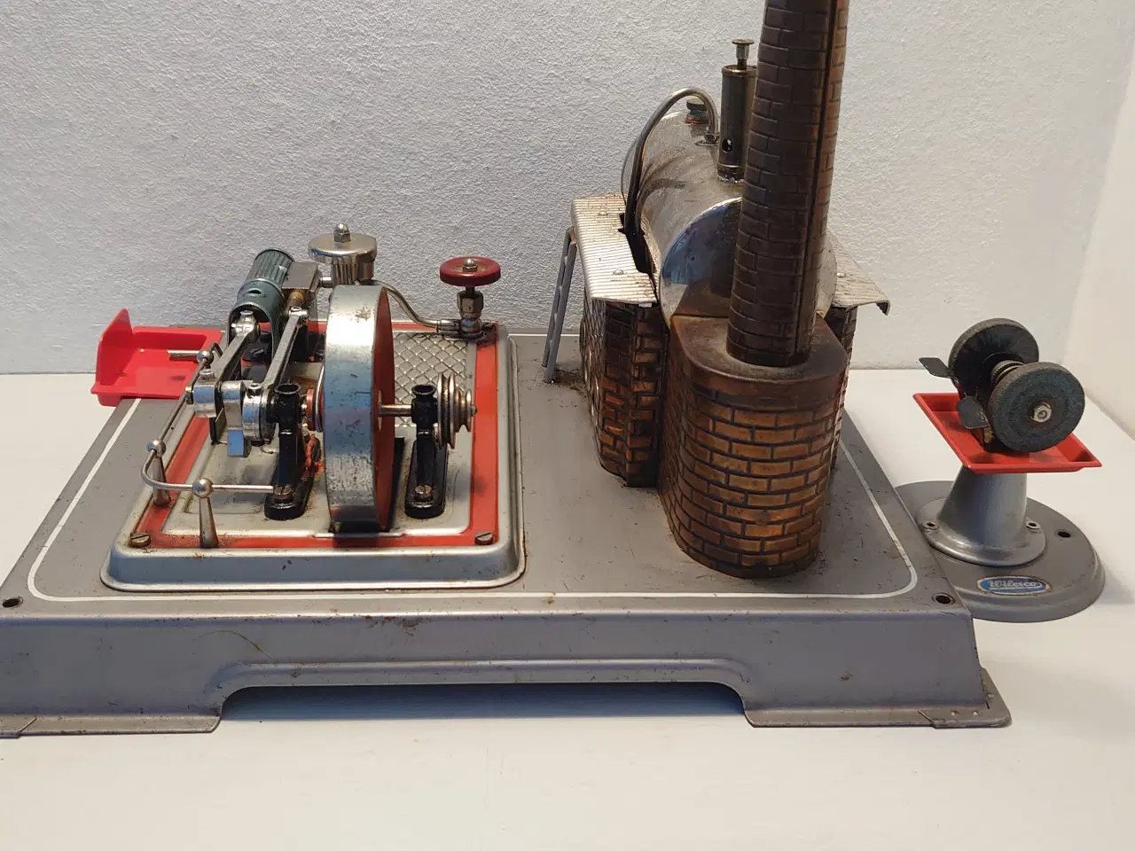 Billede 4 -  Wilesco dampmaskine D16. Afprøvet.Inkl sliber M52