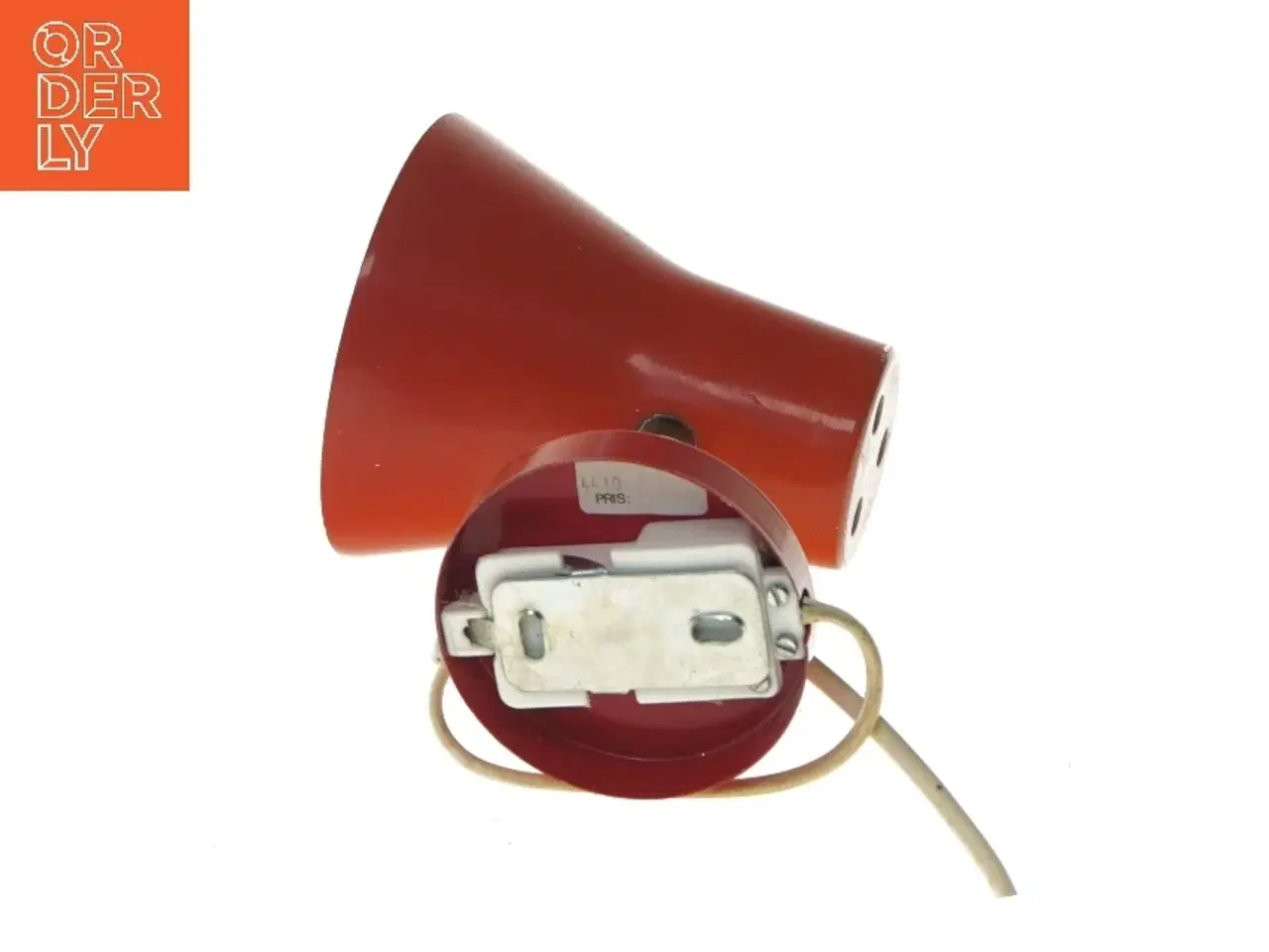 Billede 4 - Retro rød væglampe (str. 20 cm)