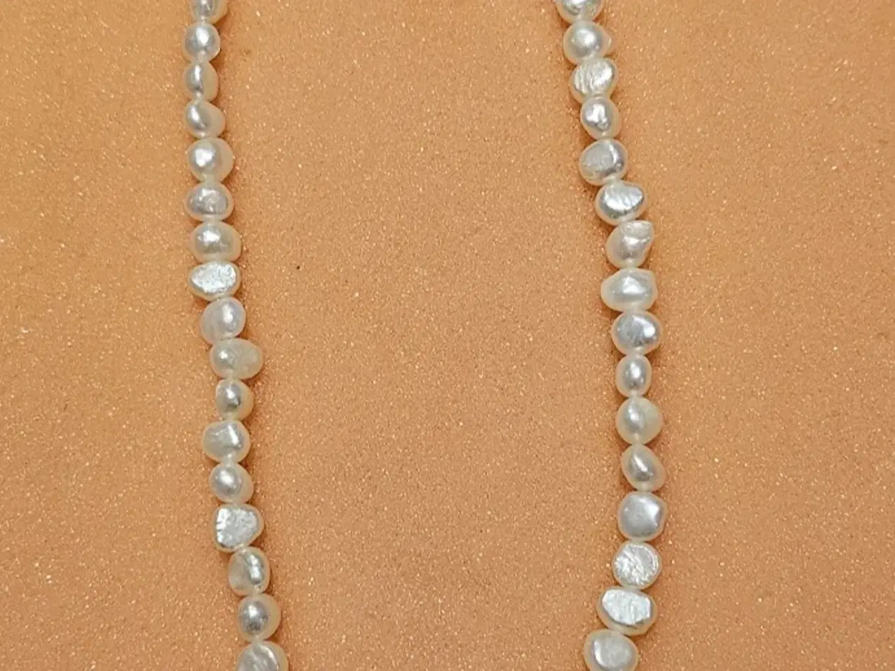 Billede 1 - Ferskvands perlekæde hvid