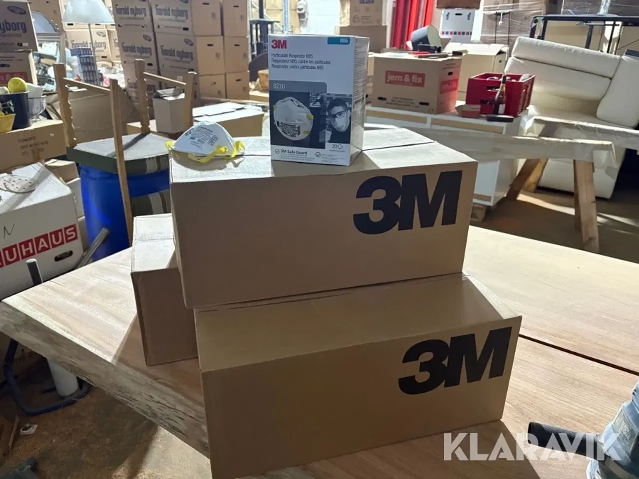 Billede 1 - Støvmasker 3M N95 480 styk