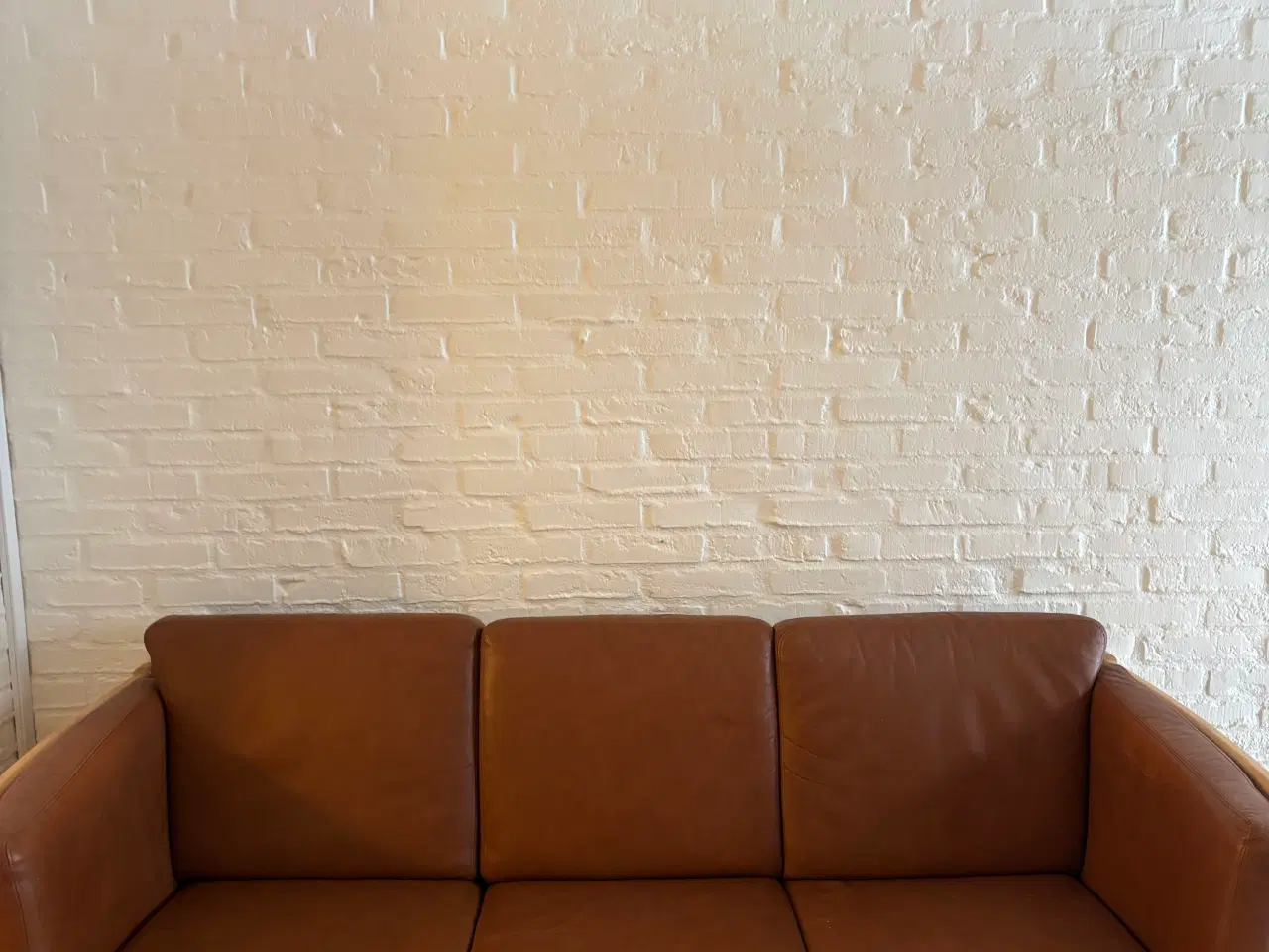 Billede 1 - Læder Sofa