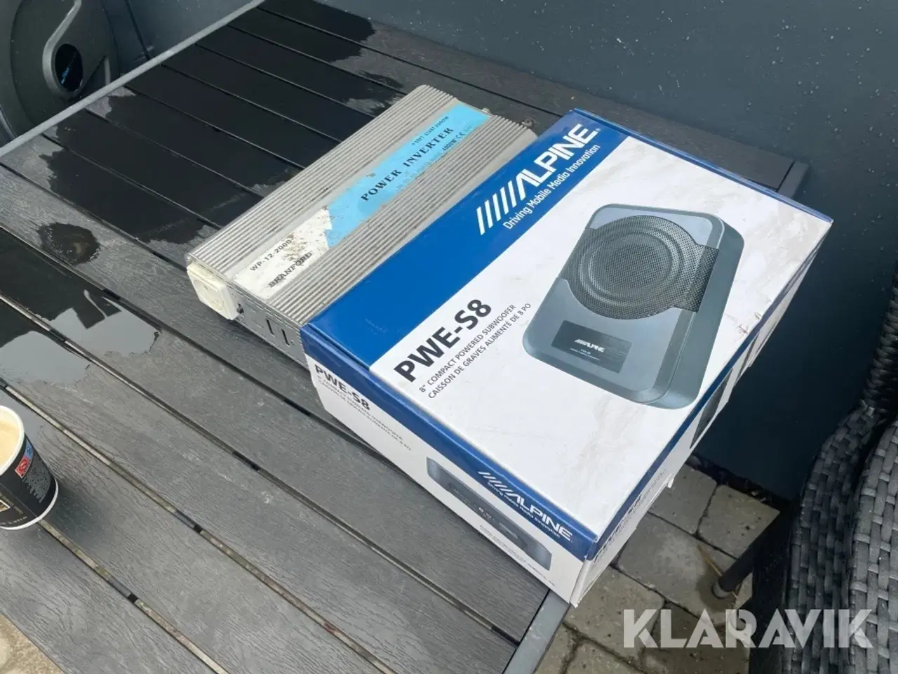 Billede 1 - Subwoofer - power inverter Alpine - Branford PWE-S8