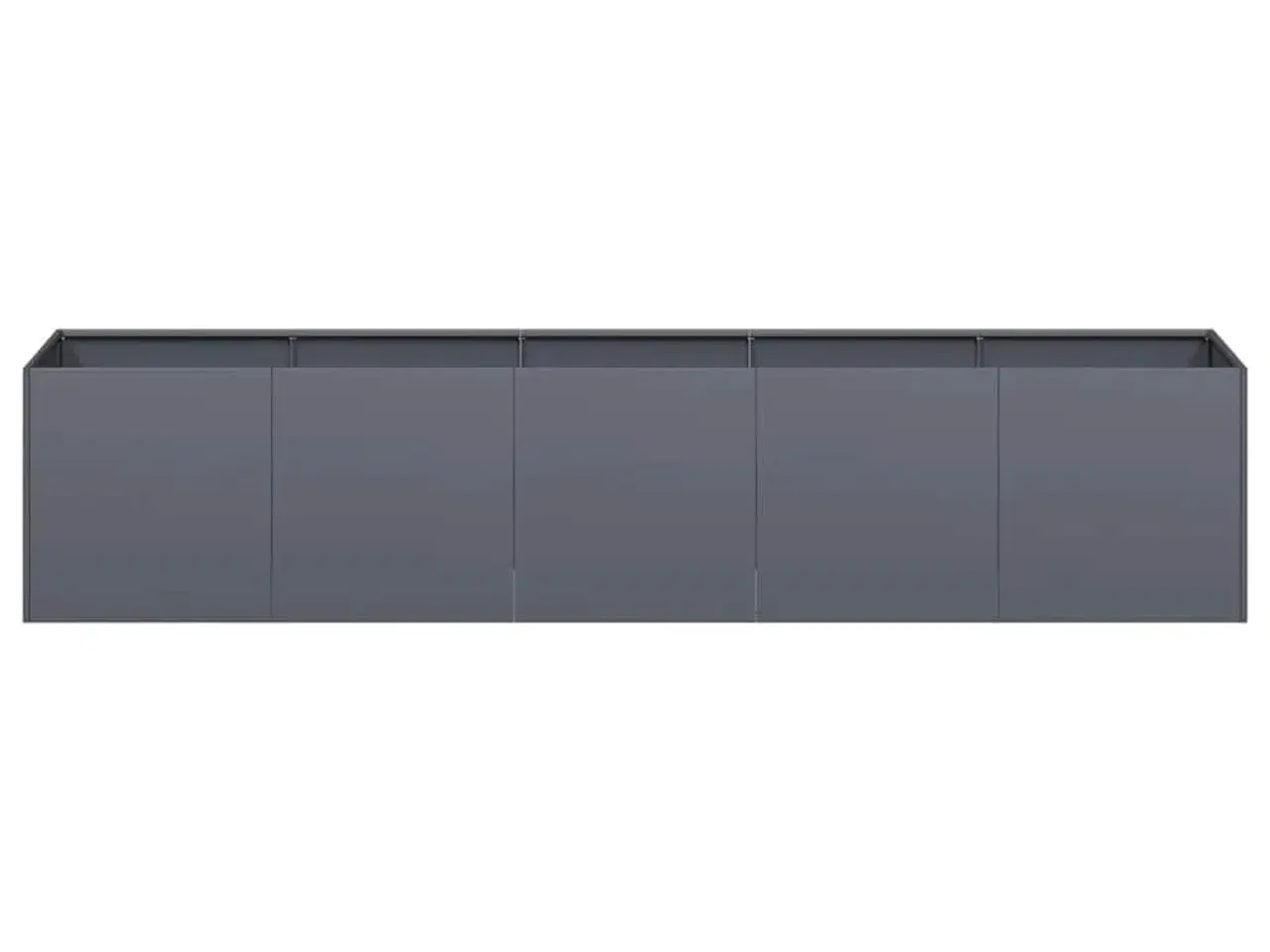 Billede 4 - Plantekasse antracit 200x40x40 cm koldvalset stål