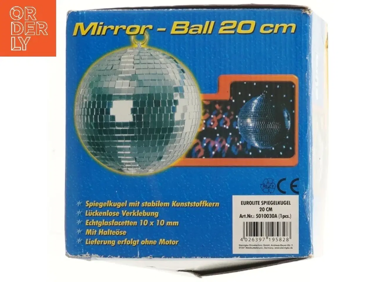 Billede 2 - Diskokugle 20 cm (str. 20 cm)