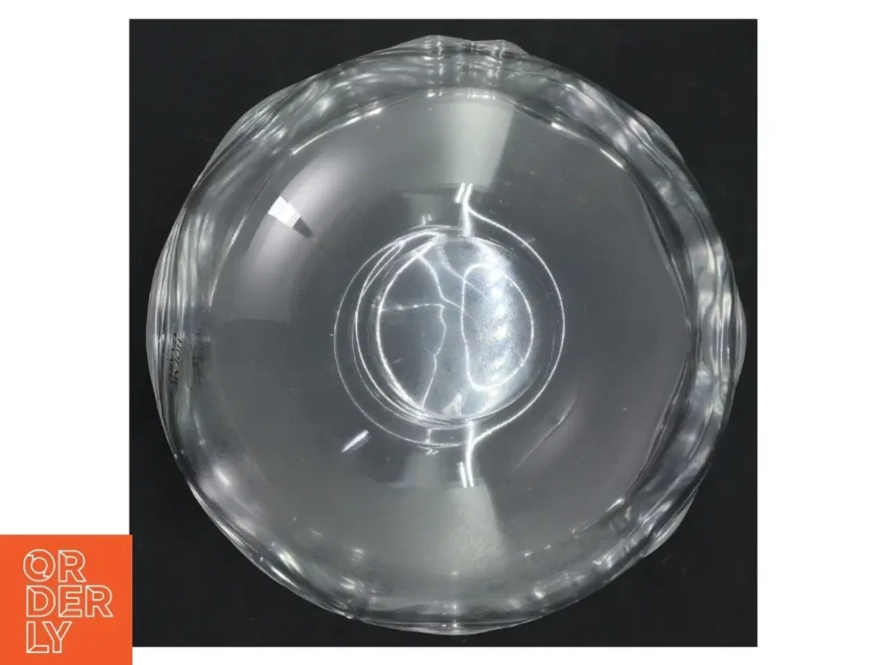 Billede 4 - Glas bonbonniere fra Holmegaard (str. Ø. 14 cm)