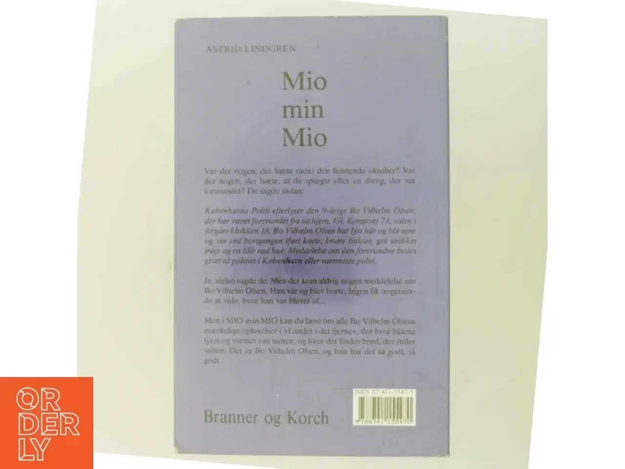 Billede 3 - Mio, min Mio af Astrid Lindgren (Bog)