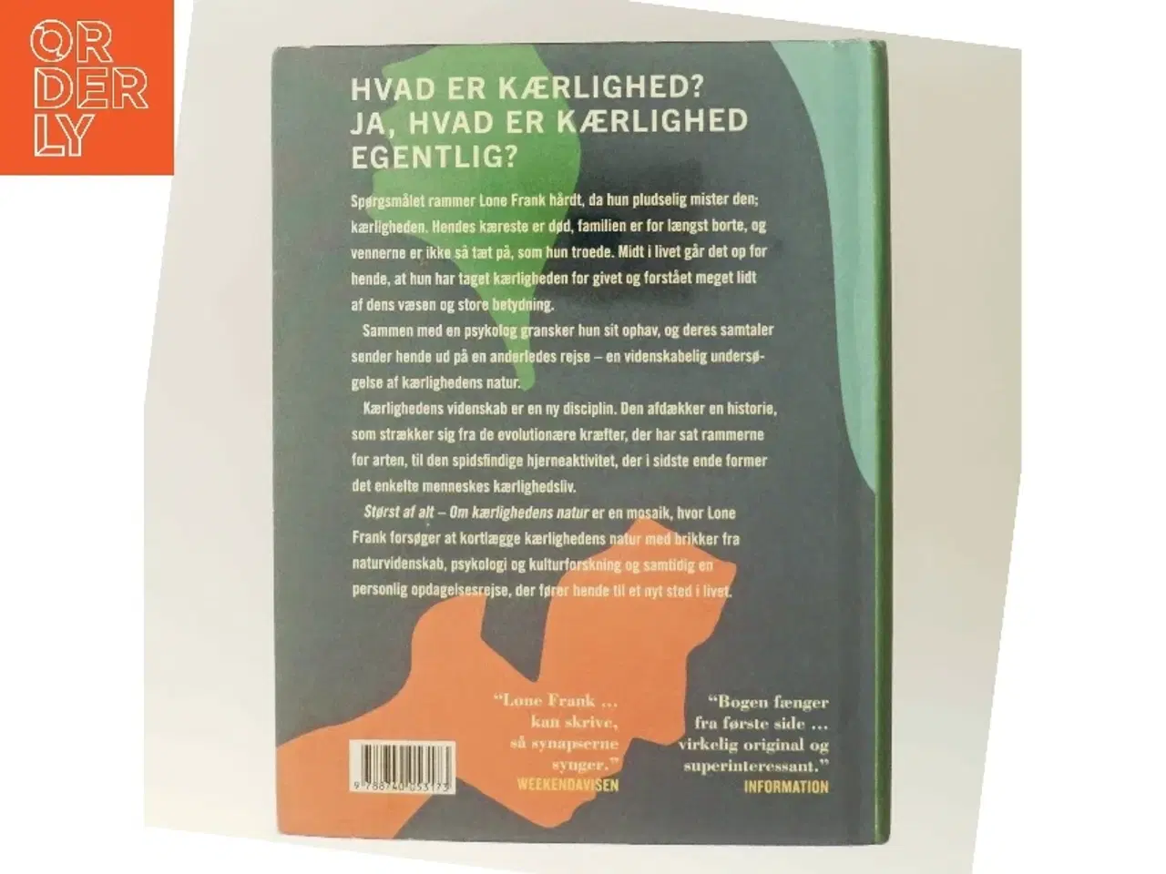 Billede 3 - Størst af alt : om kærlighedens natur af Lone Frank (Bog)