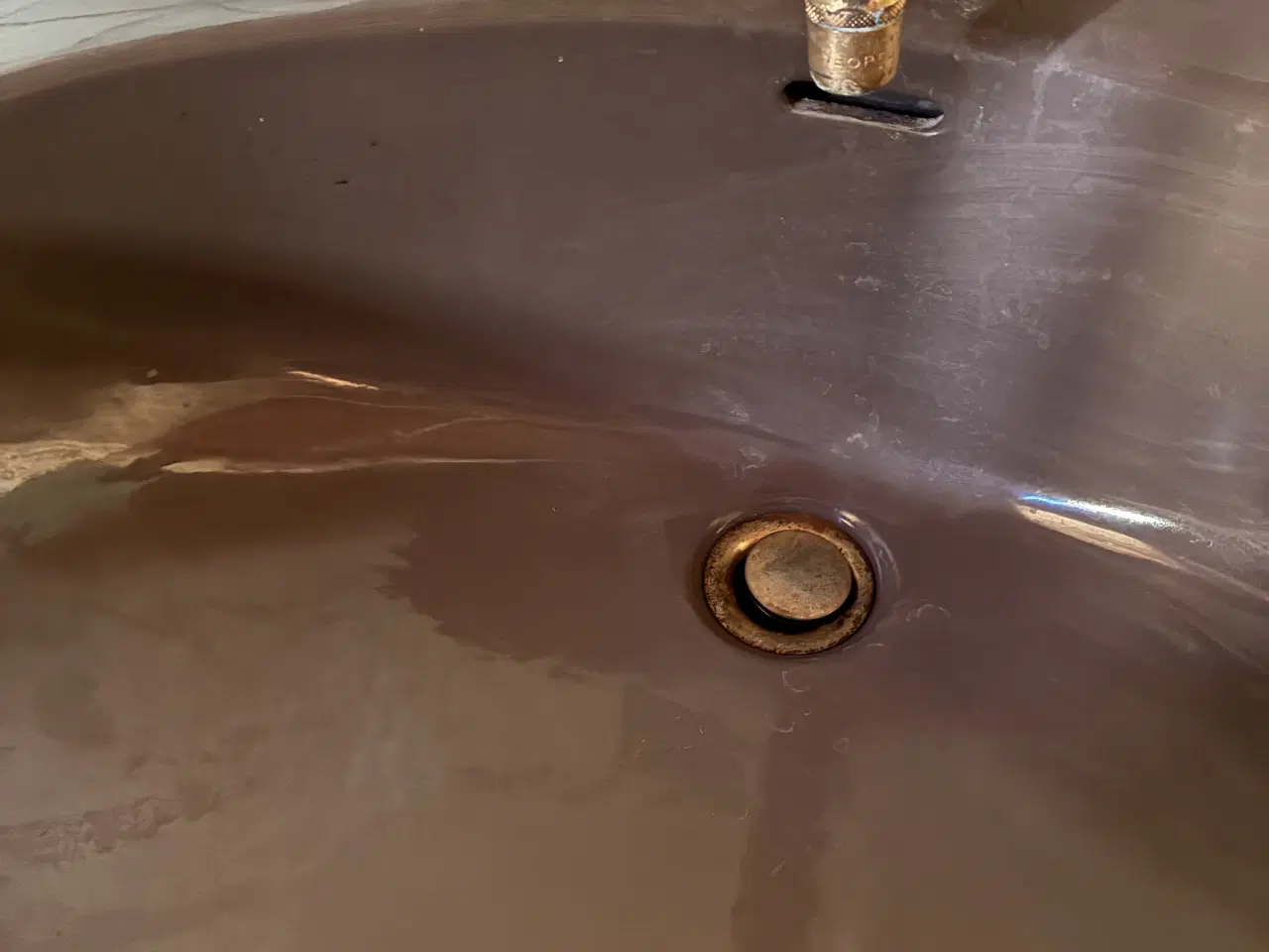 Billede 2 - Brun retro håndvask